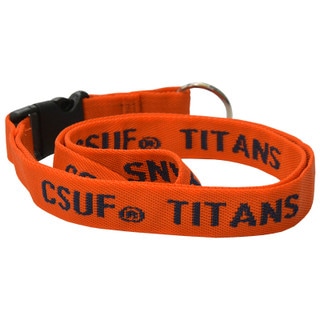 Woven Plantinum Pull Apart Lanyard - Orange